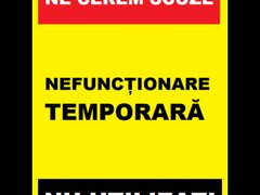 Placuta ne cerem scuze nefunctionare temporare nu utilizati